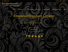 Tablet Screenshot of financialfreedomcreator.com